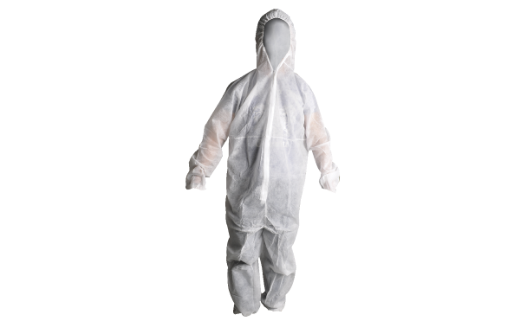 Picture of Disposable Coveralls White SafeCorp