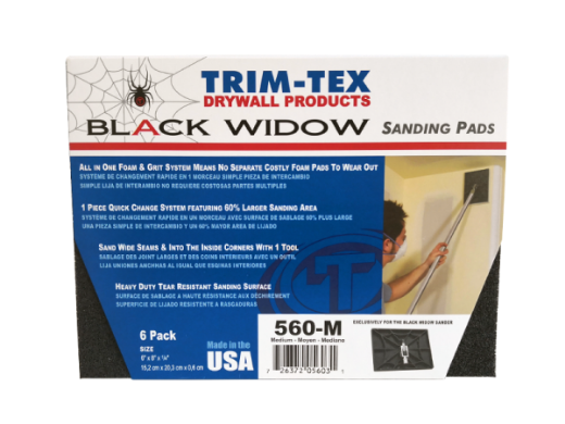 Picture of Black Widow Sanding Pads Trim-Tex