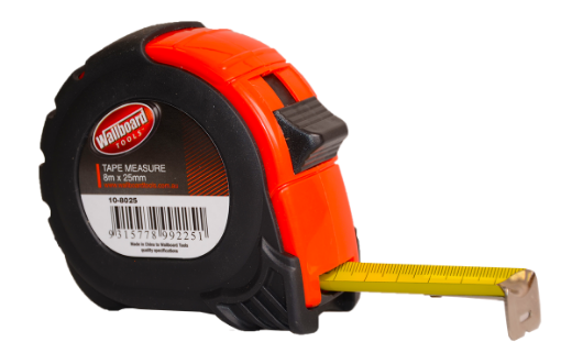 Picture of Wallboard 8m x 25mm Trade Tape Measure WBT