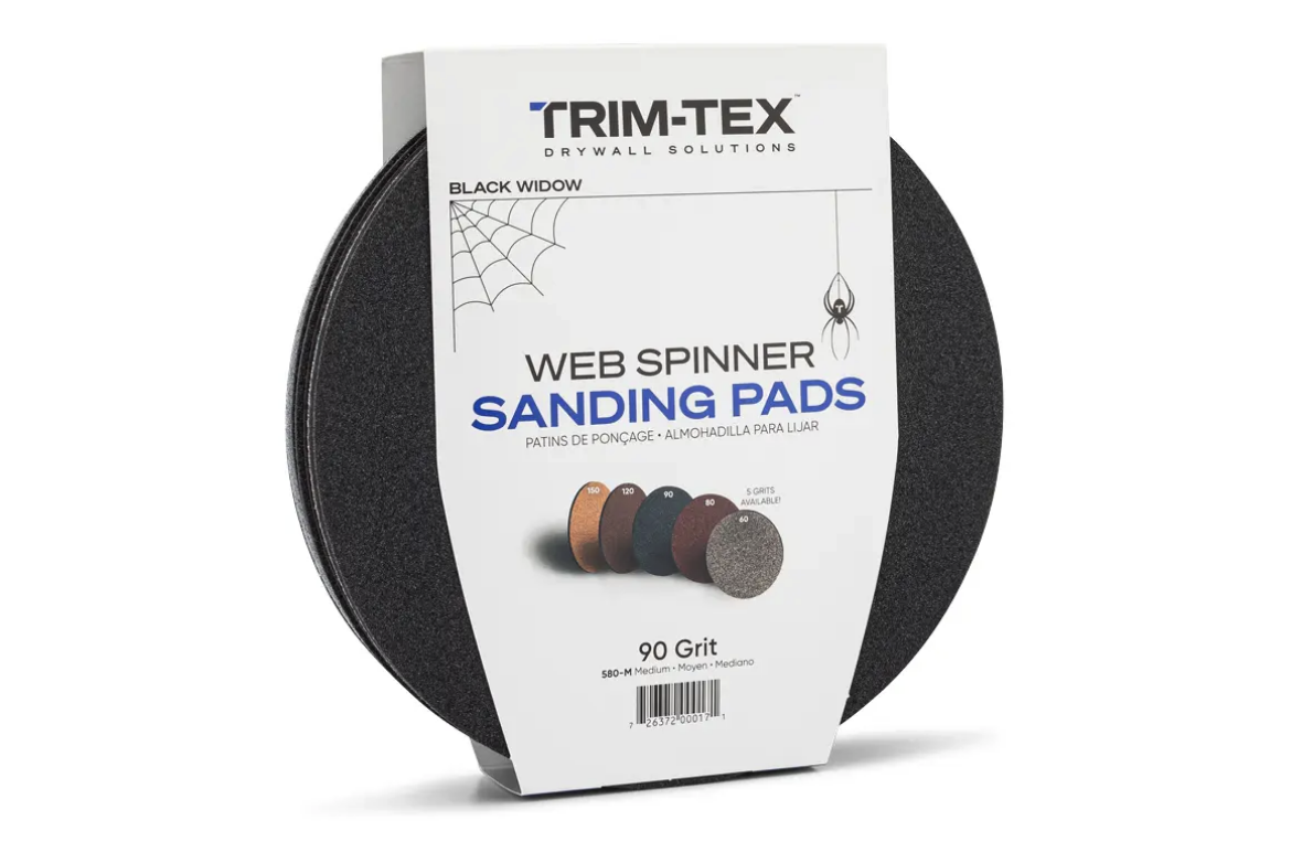 Picture of Black Widow Web Spinner Sanding Pads Trim-Tex