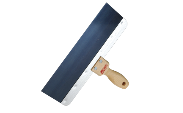 Blue steel Taping Knife with Wooden Handle