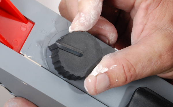 Black control knob for Plastic Taper