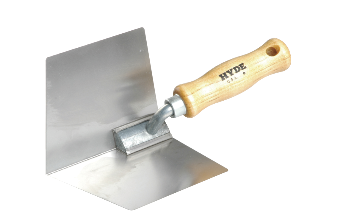 Hyde Corner Tool with Wooden Handle