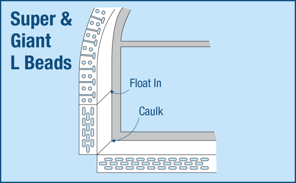 Oversized L Bead Installation