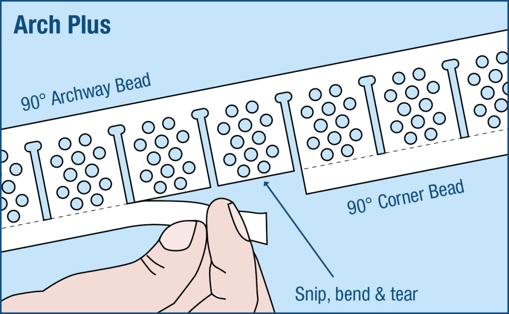 Trim-Tex Arch Plus Combo Bead