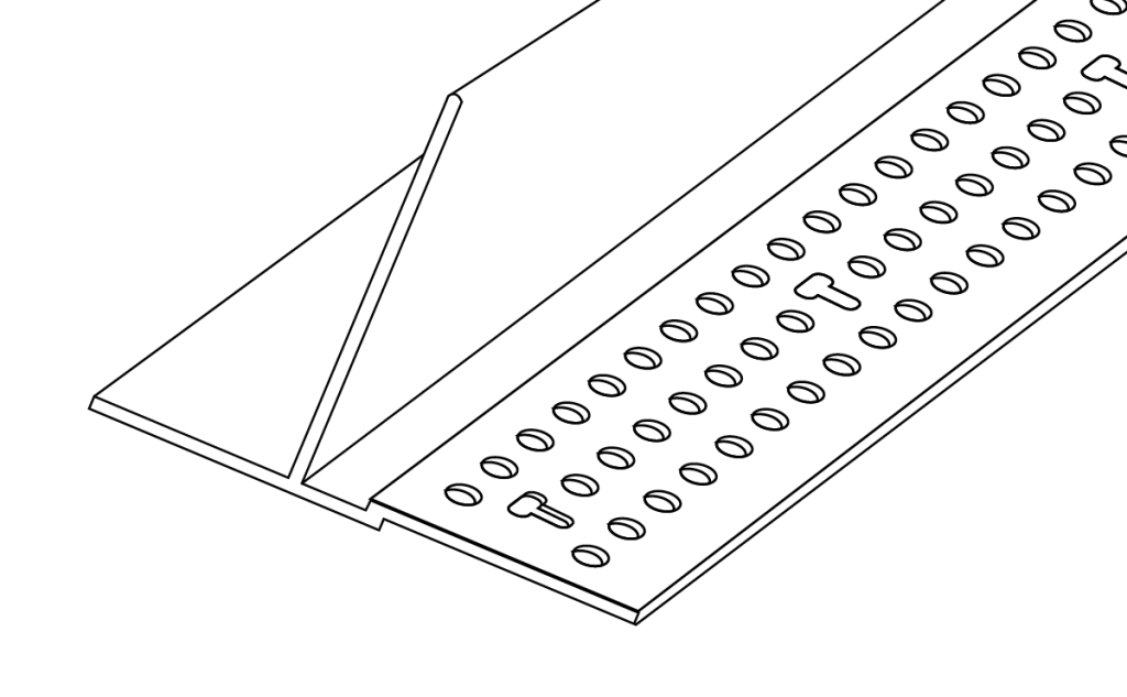 Trim-Tex Mud On Access Door Bead